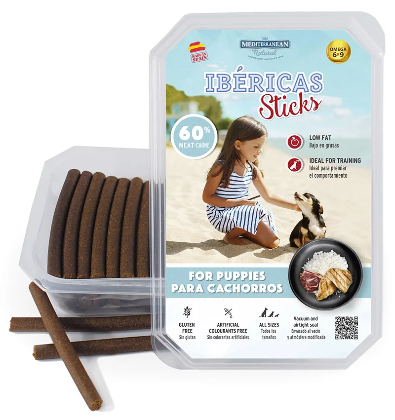 Mediterranean Ibéricas Sticks tyčinky puppy 800g