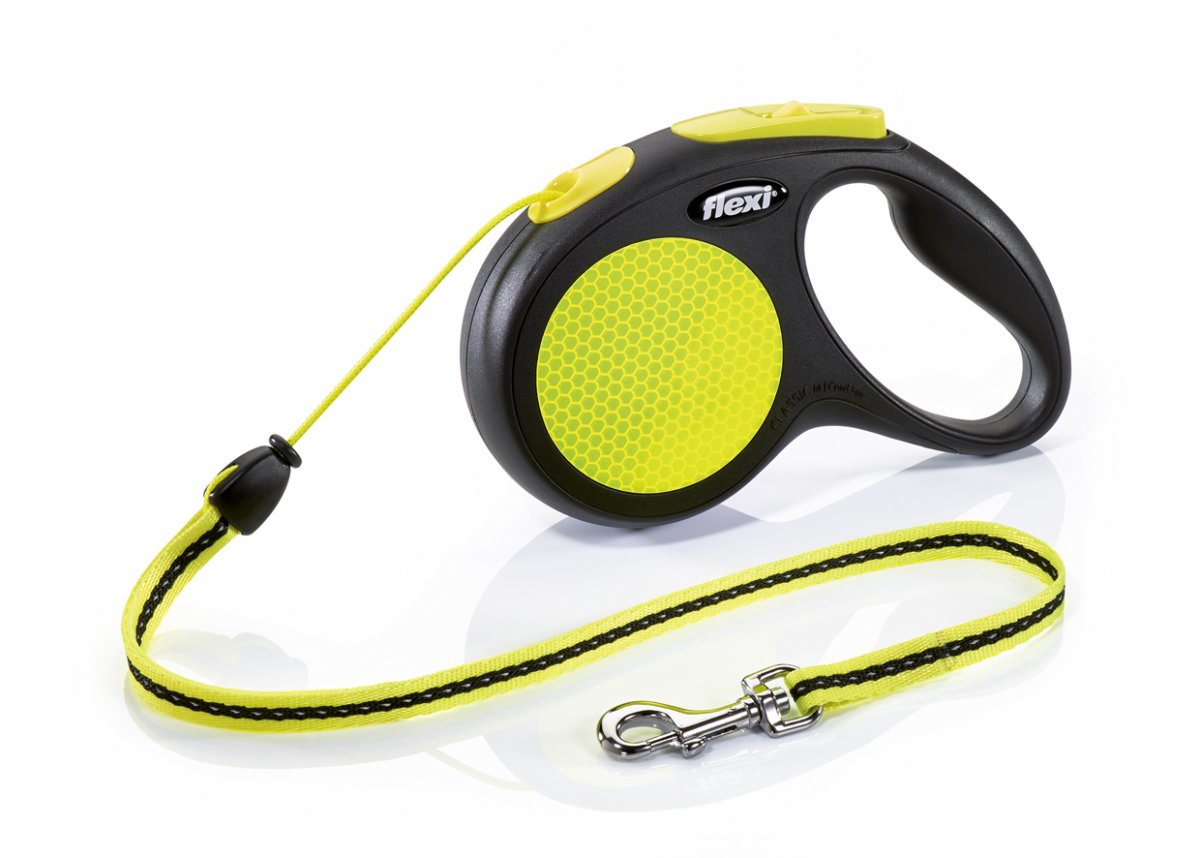Vodítko FLEXI New Neon lanko S 5 m