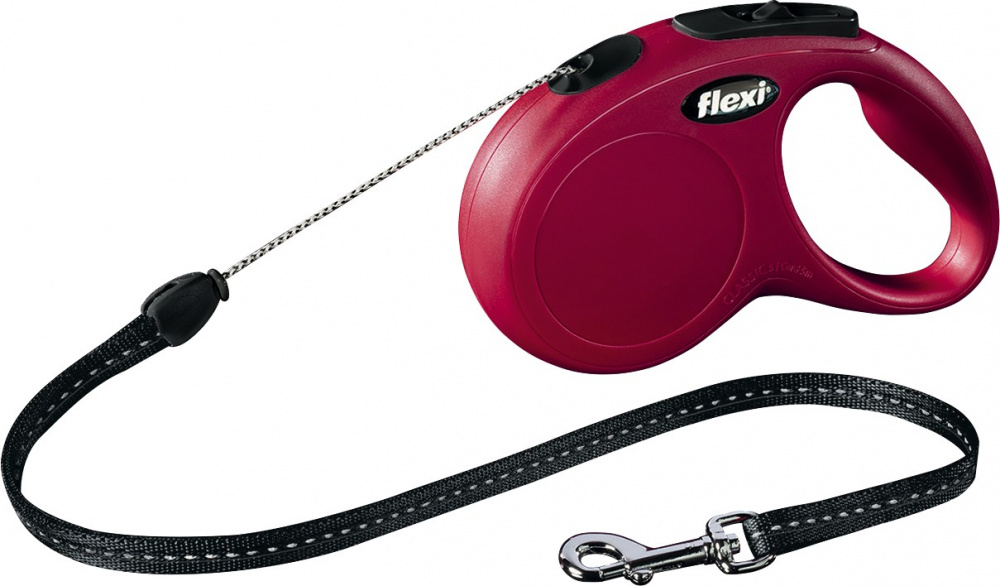 Flexi.de Vodítko Flexi Classic S 5m (max 12kg) lanko červená