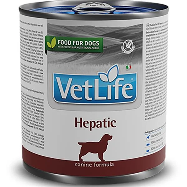 Vet Life Natural Dog konz. Hepatic 300 g