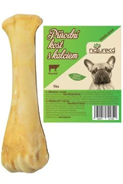 NATURECA pochoutka Přírodní kost s kalciem  1 ks