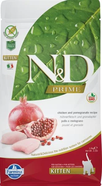 N&D PRIME CAT KITTEN Chicken & Pomegranate 1,5 kg