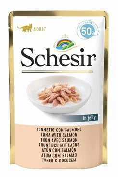 Schesir Cat kapsa Adult tuňák/losos 50G