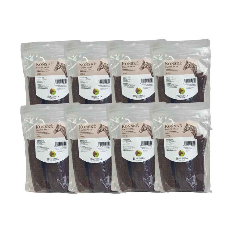 Bohemia Pet Food BOHEMIA Koňské plátky 100g
