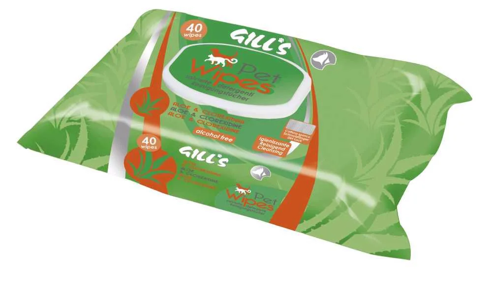 GILL´S Vlhčené ubrousky Aloe Vera 40ks
