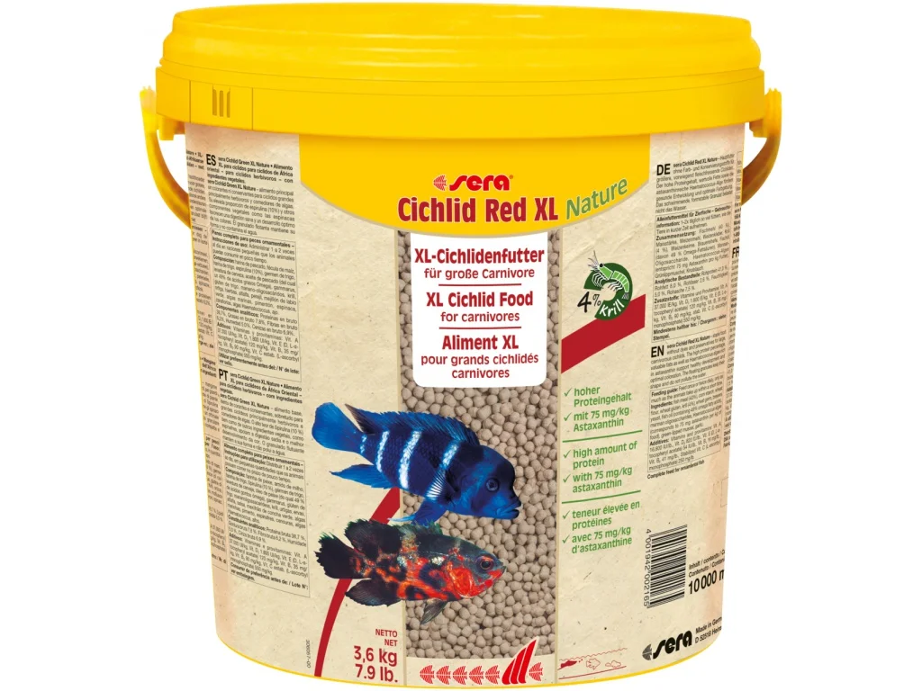 sera GmbH sera Cichlid Red XL Nature 10 l