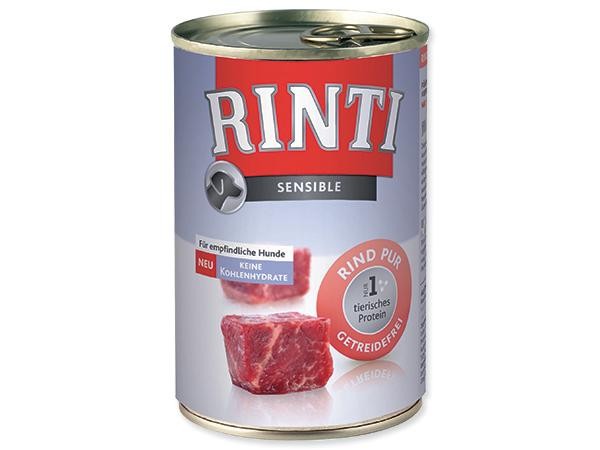 Rinti Sensible konzerva pro psy hovězí 400g
