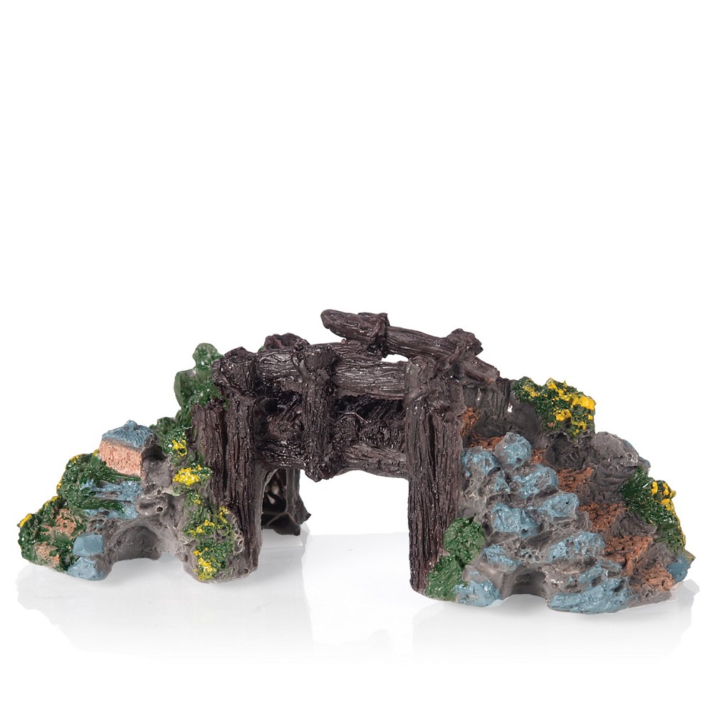 Dekorační dřevěný most do akvárií