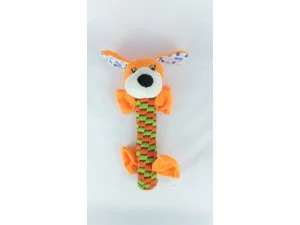 HRAČKY SALAČ Přetahovadlo PES - oranžový 26 cm