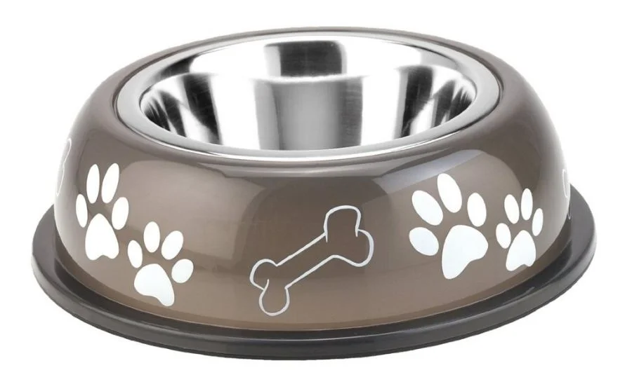 Nobby Nice Dinner nerezová miska v pouzdře 350ml hnědá