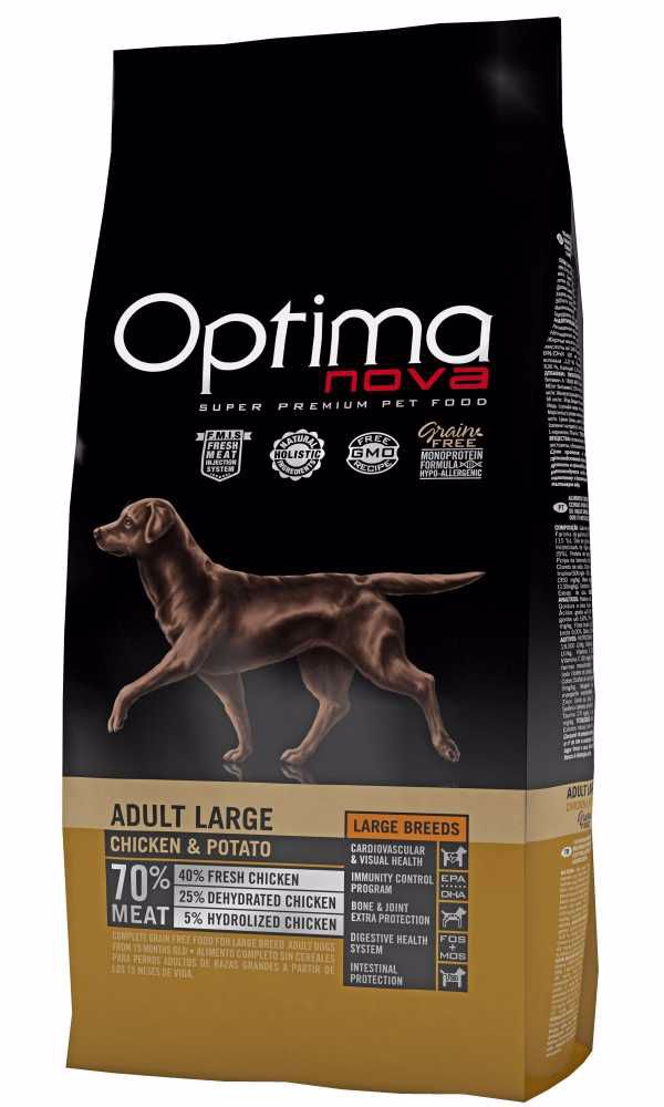 OPTIMAnova dog ADULT LARGE GRAIN FREE 12 kg