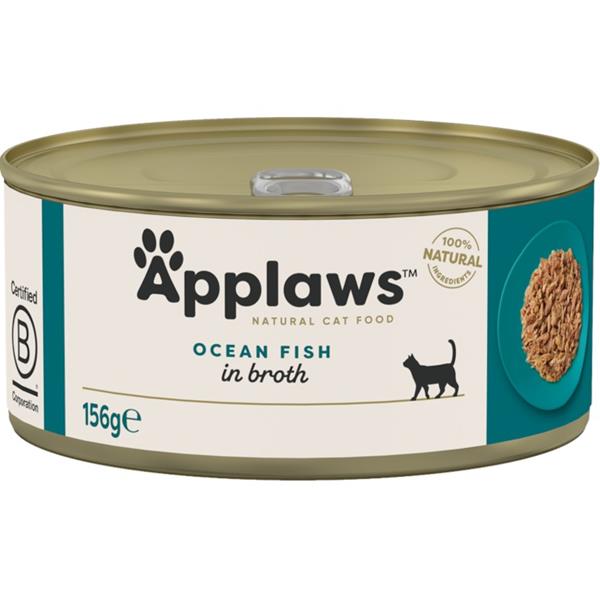 APPLAWS Mořské ryby konzerva pro kočky 156 g