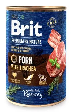 Brit Premium Dog by Nature konz Pork & Trachea 400 g