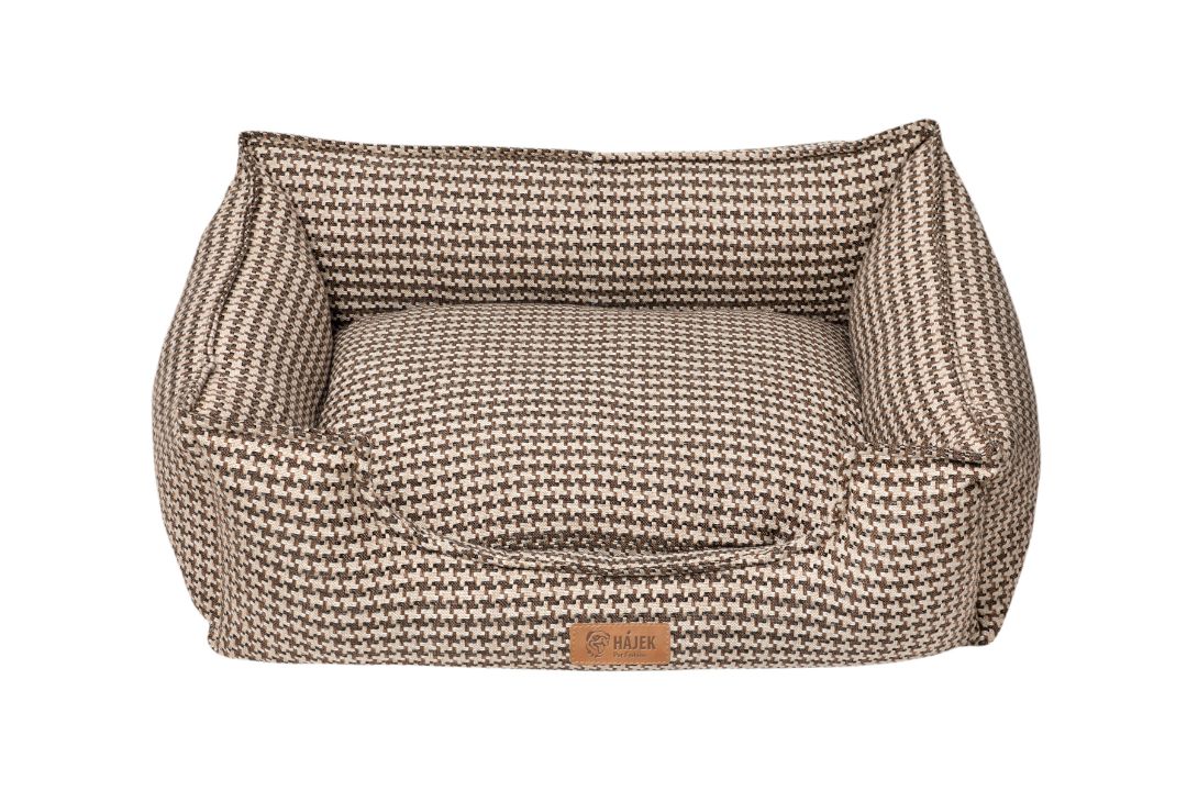 Hájek Pet Fashion HPF Pelech FRENCH BED S - VR01 tmavě hnědý