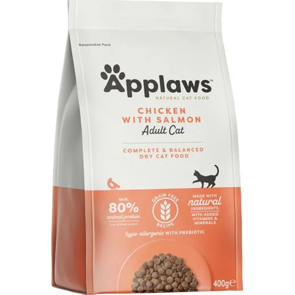 APPLAWS Dry Cat Chicken & Salmon 400 g