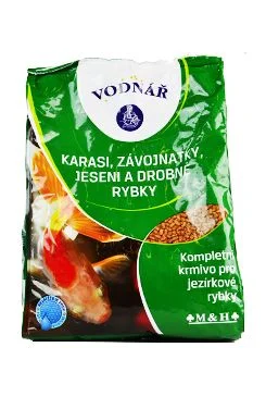 VODNÁŘ Krmivo pro karasi, závojnatky, jeseni a malé rybky 0,5 kg