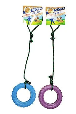 Hračka pes Pneumatika aportovací Vanilková malá