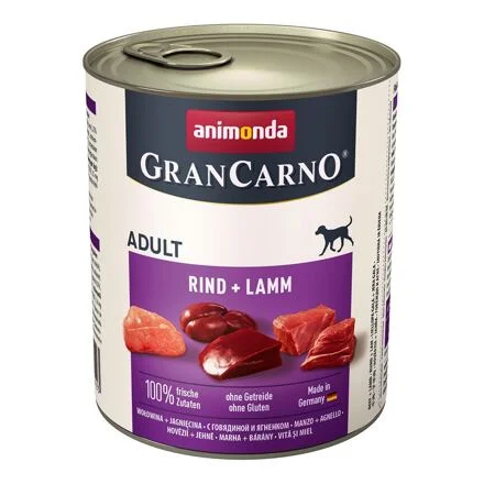 GRANCARNO Adult - hovězí, jehněčí 800 g