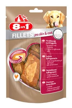 Pochoutka 8in1 Fillets pro skin&coat S 80 g