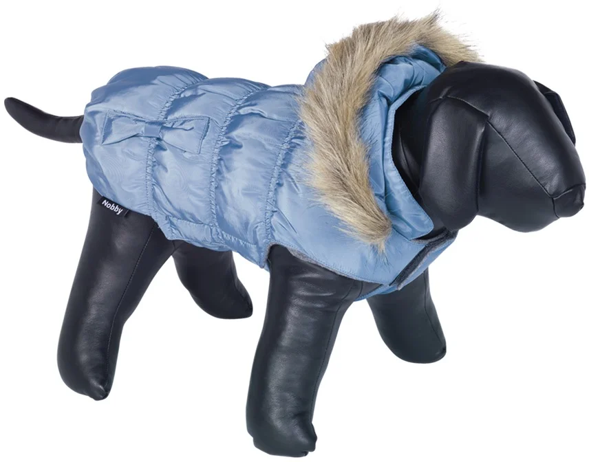 Nobby DAIKI obleček pro psa modrá s kožíškem 20cm