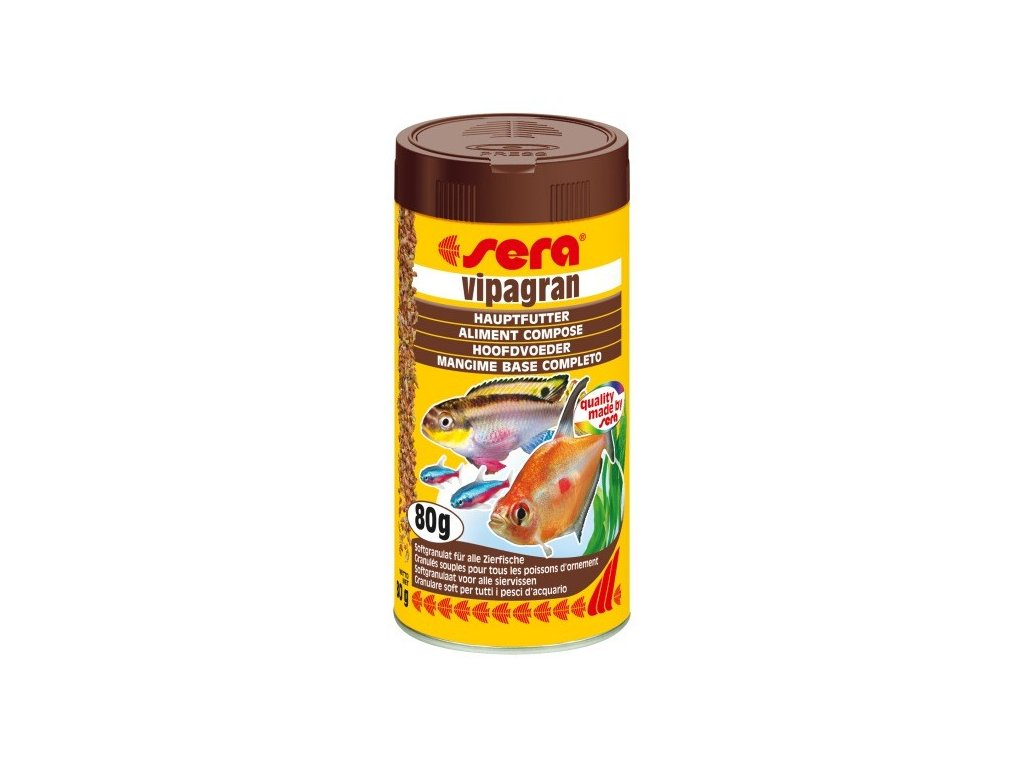 SERA Sera základní krmivo pro okrasné ryby Vipagran 250ml