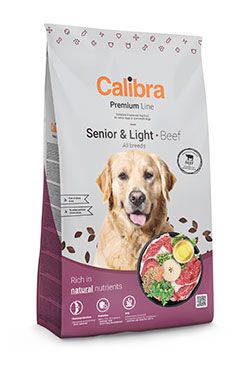 Calibra Dog Premium Line Senior&Light Beef 2 x 12 kg