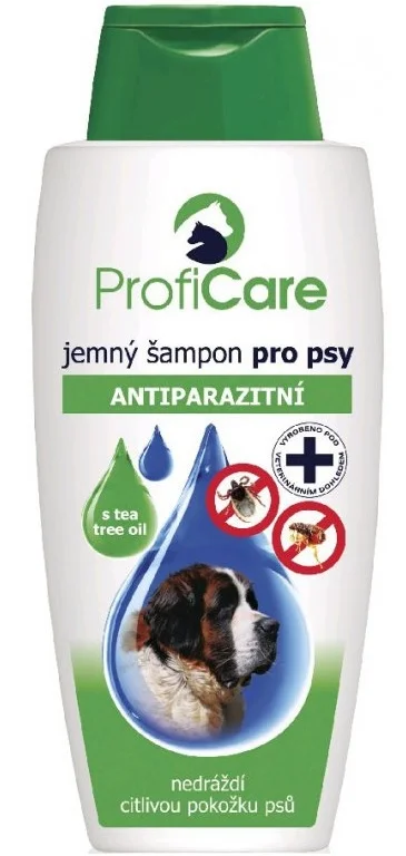 PROFICARE - antiparazitní šampon pro psy - zelený, 300ml