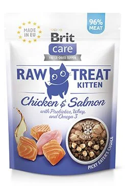 Brit Care Raw Treat Kitten 40g - Chicken/Salmon