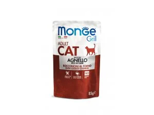 MONGE GRILL Cat Kapsička jehně 85g/28bal