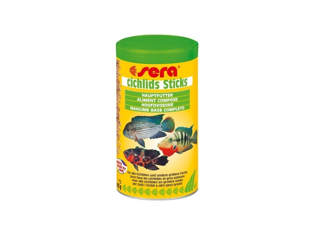 SERA Sera základní krmivo pro středně velké a velké cichlidy Cichlids Stick 1000ml