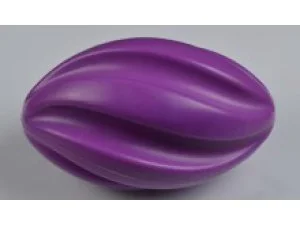 HRAČKY SALAČ Rugby míč fialový 14cm - TPR (72/1)