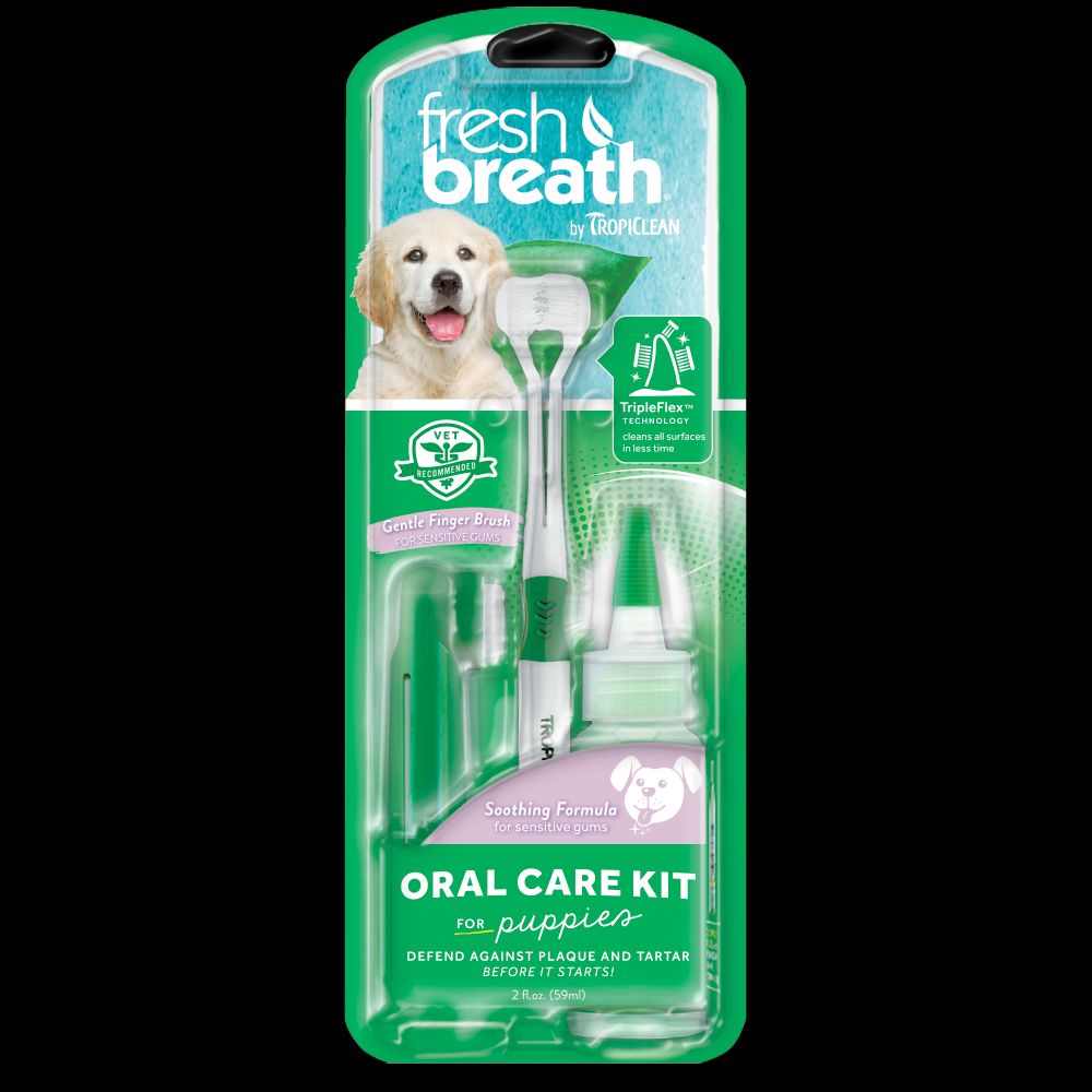 TROPICLEAN Tropiclean set na čištění zubů Fresh Breath pro štěňata