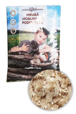LIMARA Hrubá hoblinová podestýlka 40l/1,6Kg