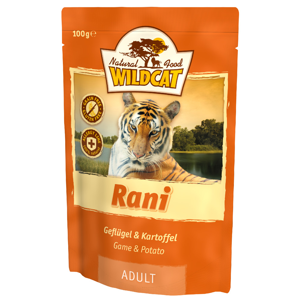 WildCat Kapsička Rani 100g - bažant a kachna s batáty