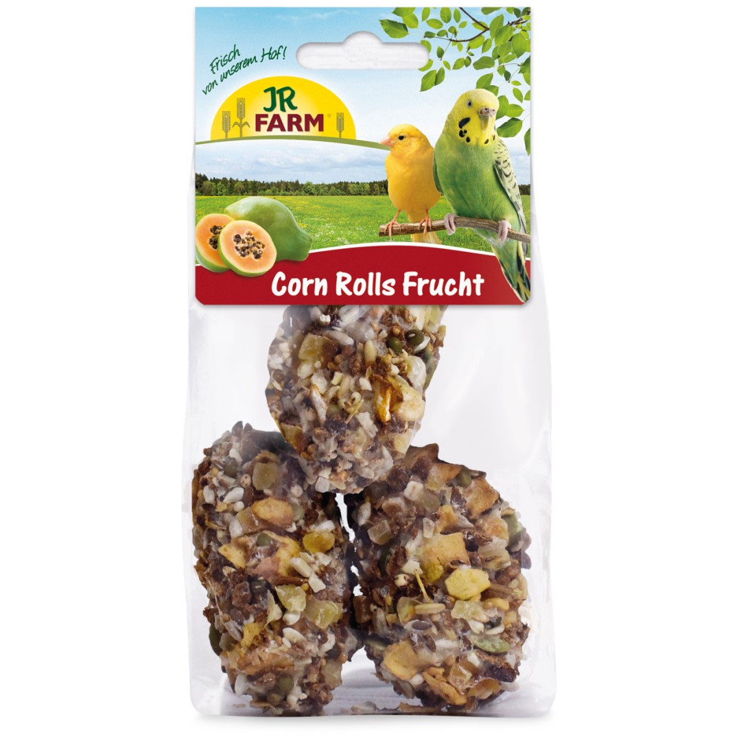 JR Birds Kukuřičná rolka s ovocem