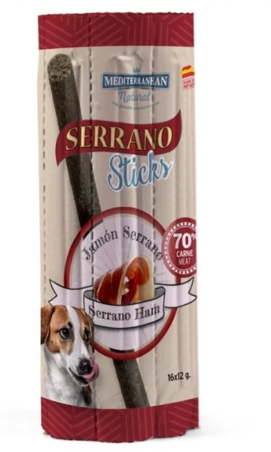 Serrano Dog Sticks Ham, tyčinka 16 x 12 g