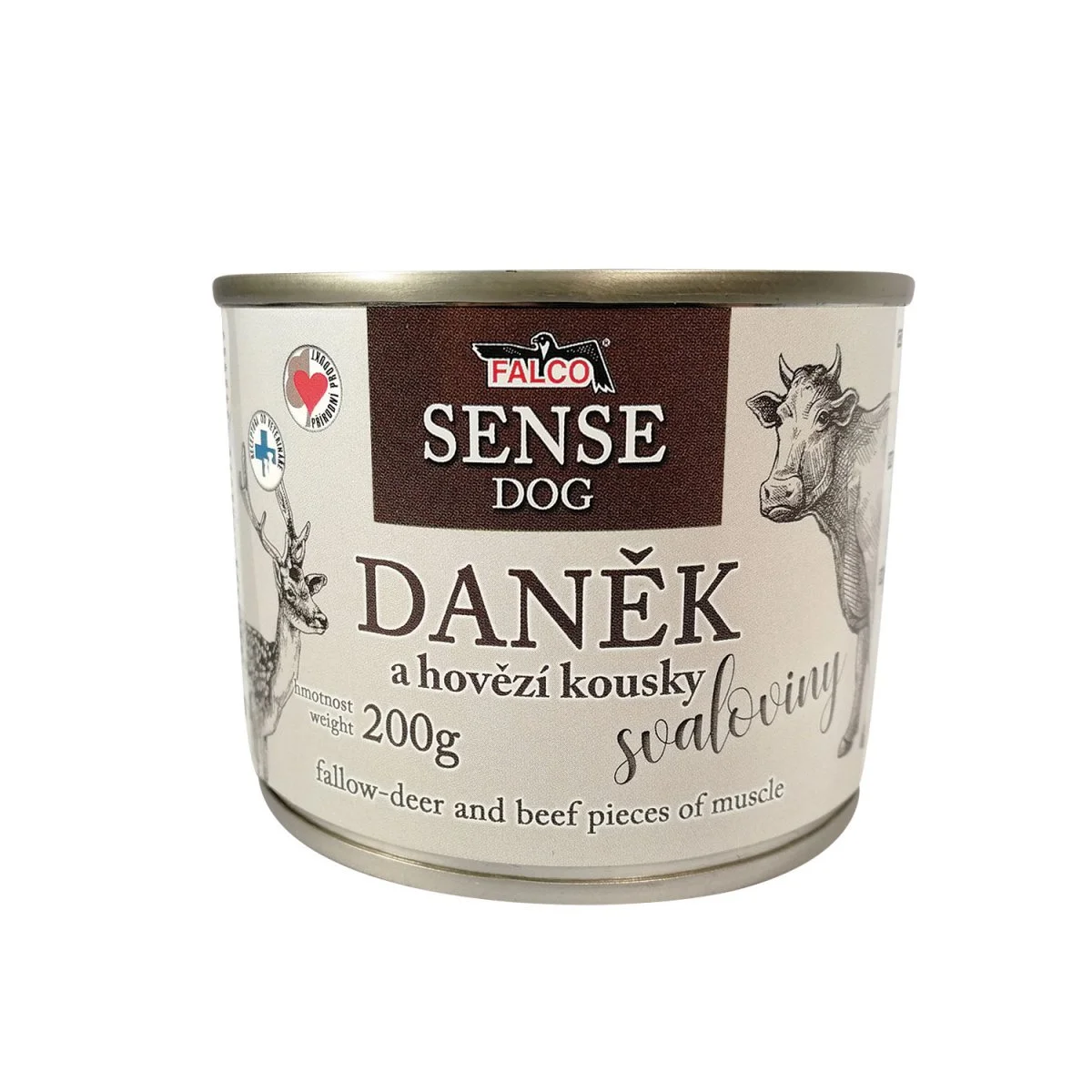 Falco FALCO SENSE DOG daněk a hovězí 200g