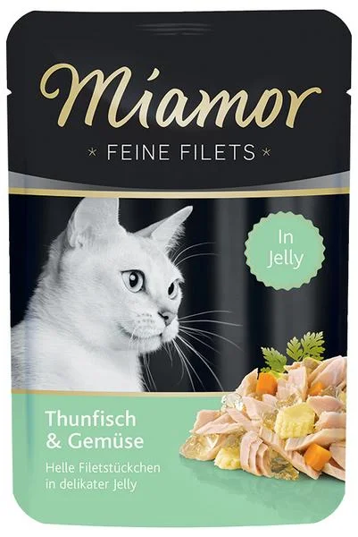 Miamor Cat Filet Kapsa Tuňák+Zelenina 100 g