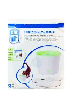 Náplň uhlí + molitan pro fontány CATIT New 3 ks