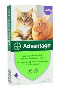 Advantage pro velké kočky a králíky 80mg 1x0,8ml