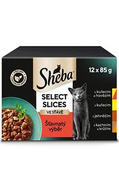 Sheba Sellection Šťavnatý výběr ve Šťávě - 12x85g