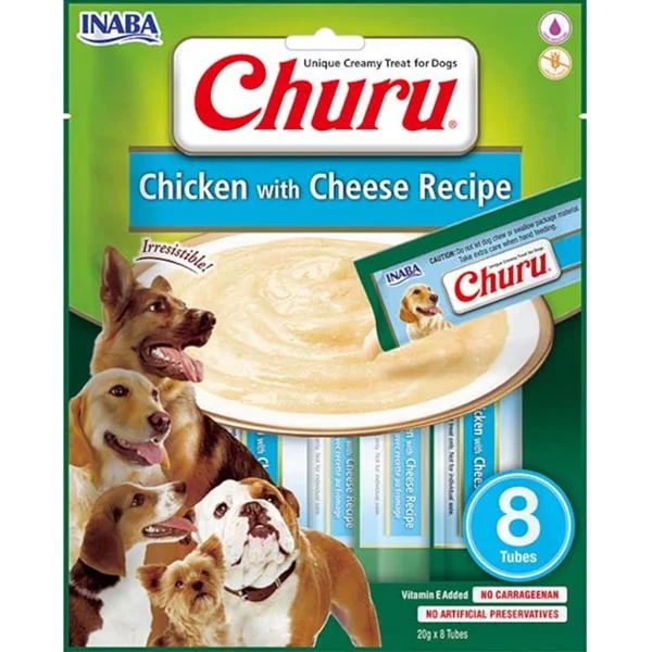 Churu dog snack kuře & sýr 8x 20g