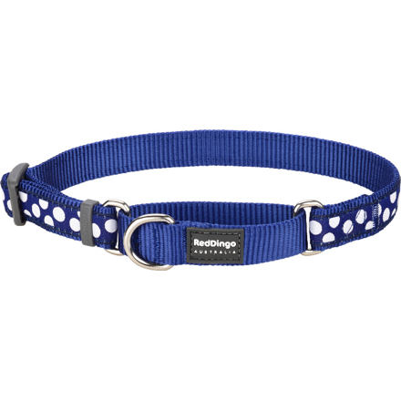 Ob. pol.RD 15 mm x 26-40 cm- White Spots on Navy