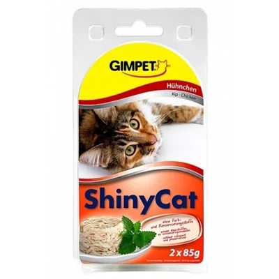Gimpet ShinyCat kuře+papaja 2x70g (24x)