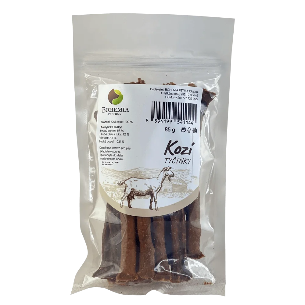 Bohemia Pet Food BOHEMIA Kozí tyčinky, 85g