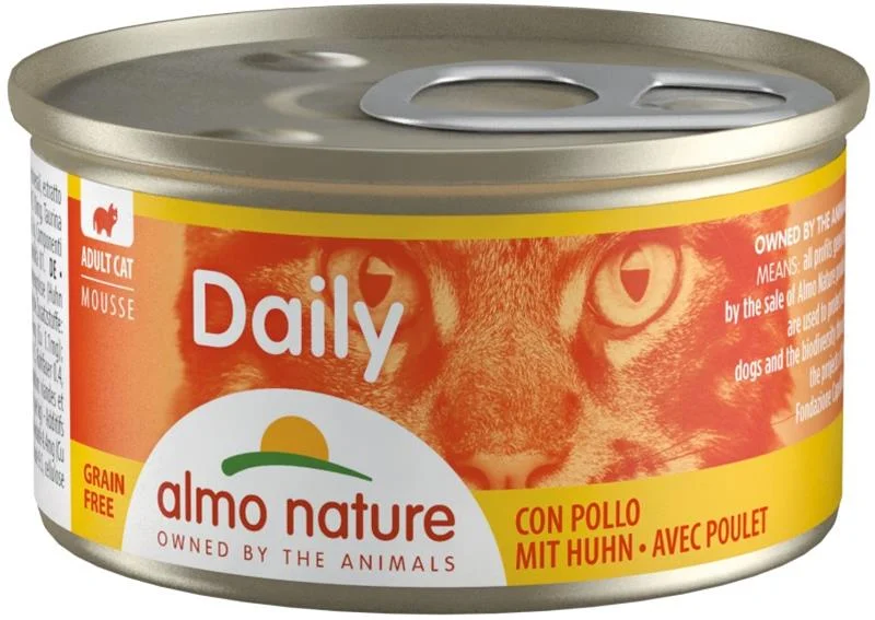 Almo Nature Daily Menu cat konz. kuře 85g