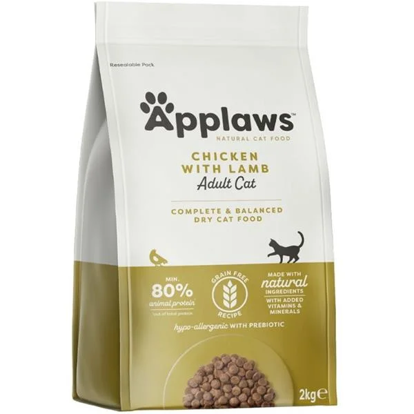 APPLAWS Dry Cat Chicken with Lamb 2 kg