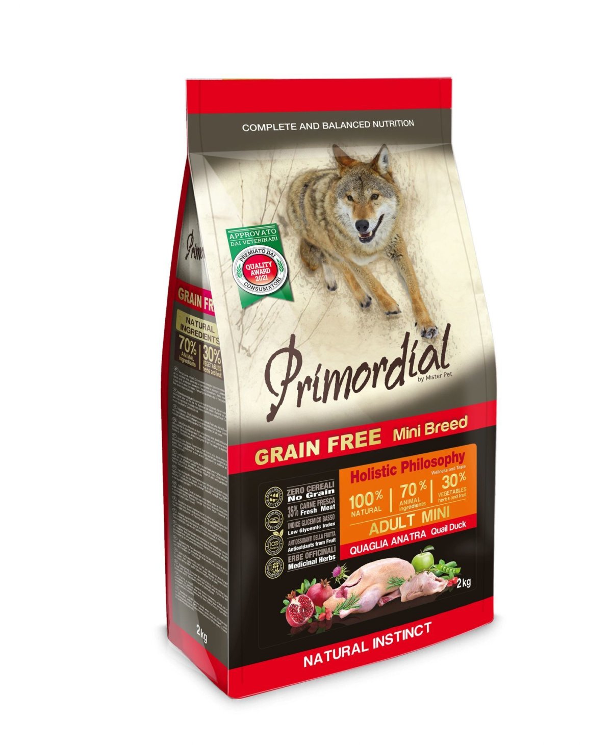 Primordial PGF Mini Adult Quail & Duck 6kg