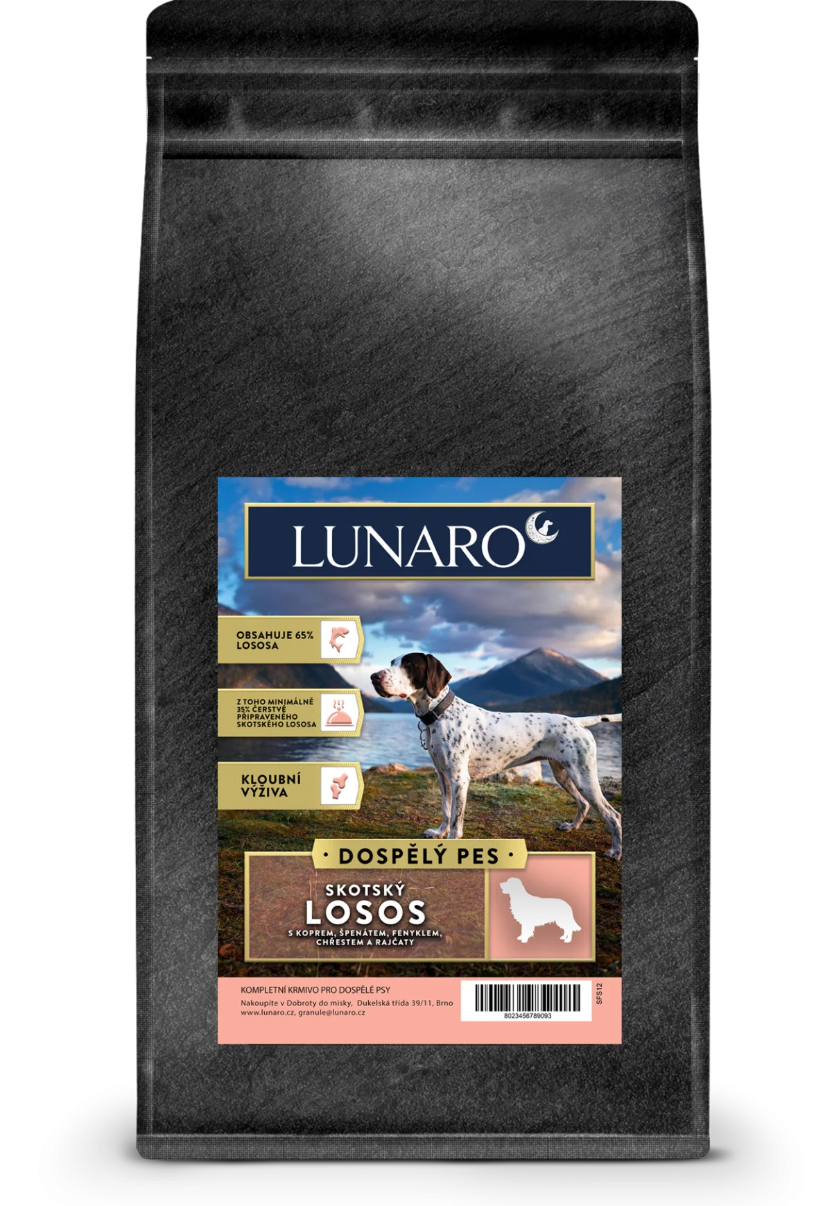 Lunaro Scotish River Adult 2kg - Losos s batáty