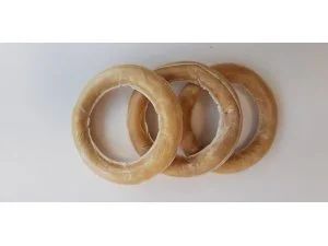 Salač Kolečko z přírodní kůže 15 cm (10/60)